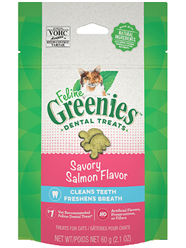 thumbnail image 2 of Greenies Feline Cat Treats – Tuna Flavor – 60g Pouch (Pack Of 5) 2 of 4