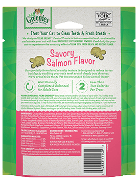 FELINE GREENIES™ Dental Treats Savory Salmon Flavor
