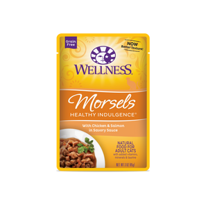 Wellness Healthy Indulgence Morsels Chicken & Salmon Pouch
